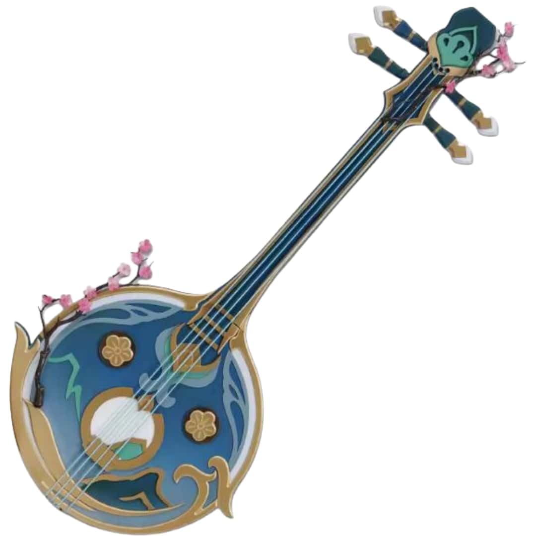 スターレイル　ルアンメェイ　コスプレ　武器　小道具 Amazon.co.jp: 崩壊スターレイル ルアン・メェイ 琴 88CM 武器 PU製